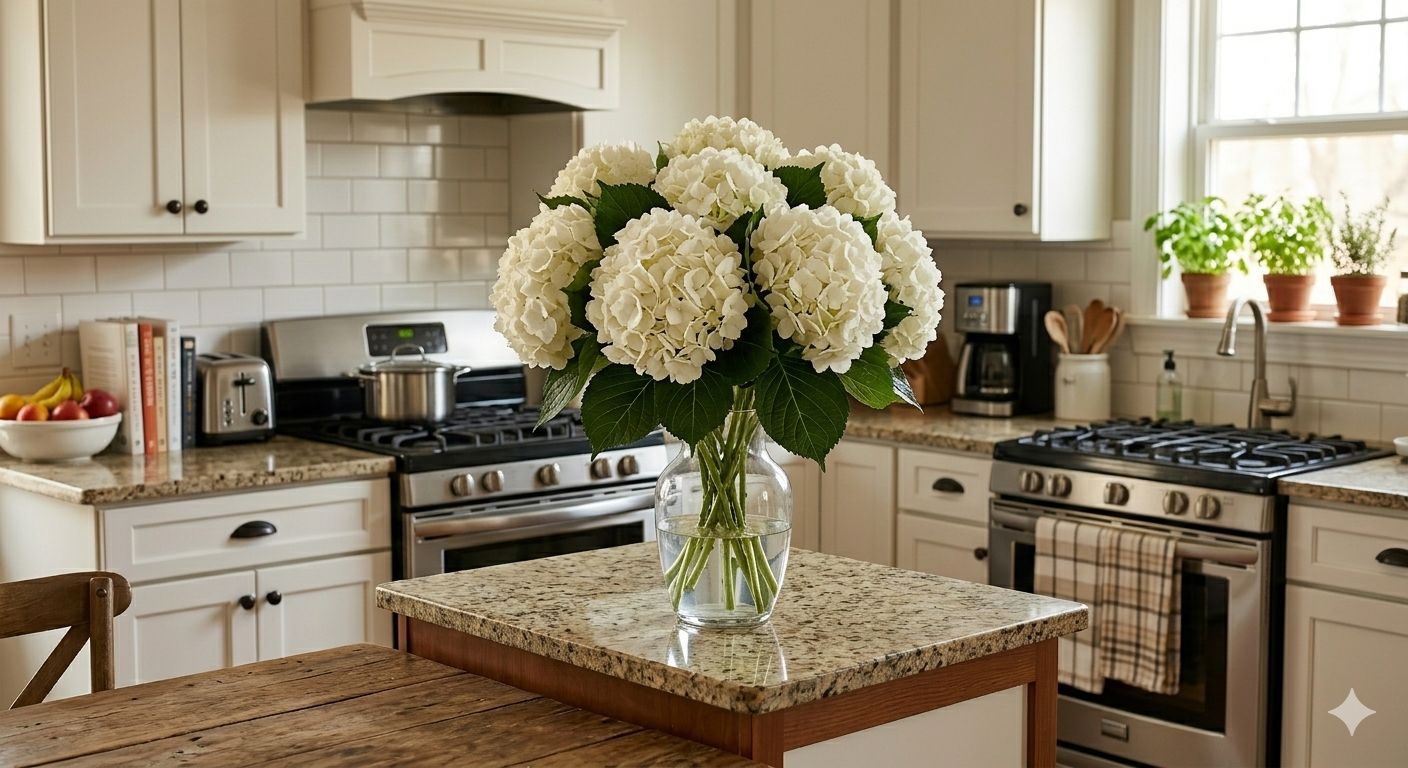 Fresh Light Pink Hydrangeas — Box of 12 Stems