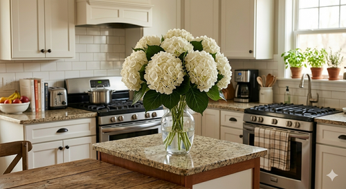 Fresh Light Pink Hydrangeas — Box of 12 Stems